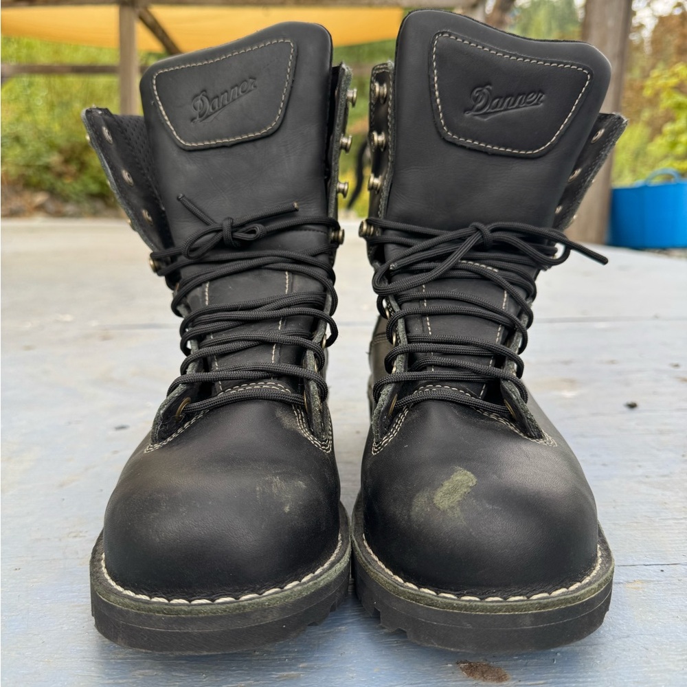 Danner Quarry USA Black Alloy Toe Work Boots